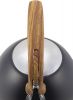 Чайник Kamille Whistling Kettle Black 2.5л з нержавіючої сталі зі свистком (чорний)