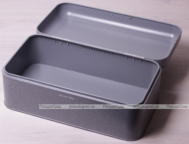 Хлебница Kamille Breadbasket Steel 42.5х23см из нержавеющей стали