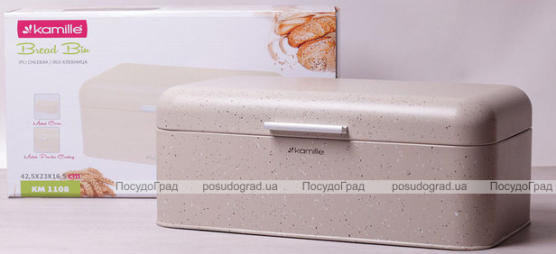 Хлебница Kamille Breadbasket Steel 42.5х23см из нержавеющей стали