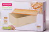 Хлібниця Kamille Breadbasket Steel&Bamboo 33х21см з нержавіючої сталі