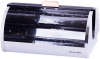 Хлібниця Kamille Breadbasket Steel&Plastic 38.5х25.5х18.5см з нержавіючої сталі з пластиковою кришкою