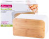 Хлібниця Kamille Breadbasket Steel&Bamboo 35х21.5х21см з нержавіючої сталі