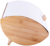 Хлібниця Kamille Breadbasket Wooden 35х25х16см бамбукова з набором ємностей для крупи (білі)