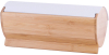 Хлібниця Kamille Breadbasket Wooden 35х25х16см бамбукова з набором ємностей для крупи (білі)