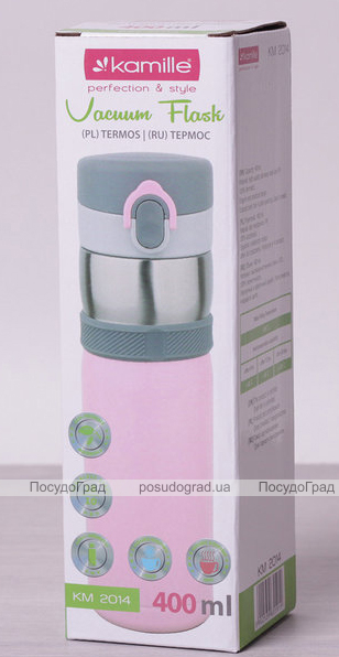 Термос Kamille Perfection&Style 400мл сталь нержавіюча