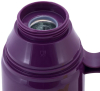Термос Kamille Glass Violet 1800мл зеркальная колба и 2 чашки