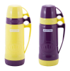 Термос Kamille Glass Violet 600мл дзеркальна колба і 2 чашки