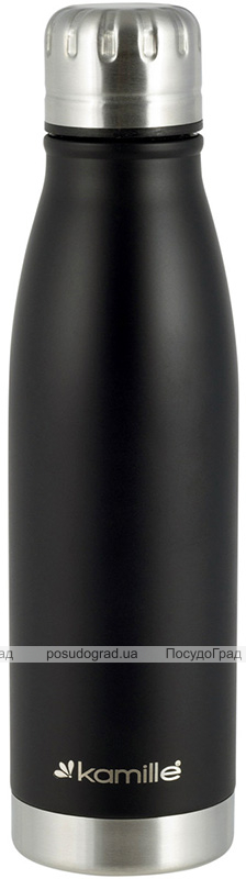 Термос-бутылка Kamille Bottle 500мл черный