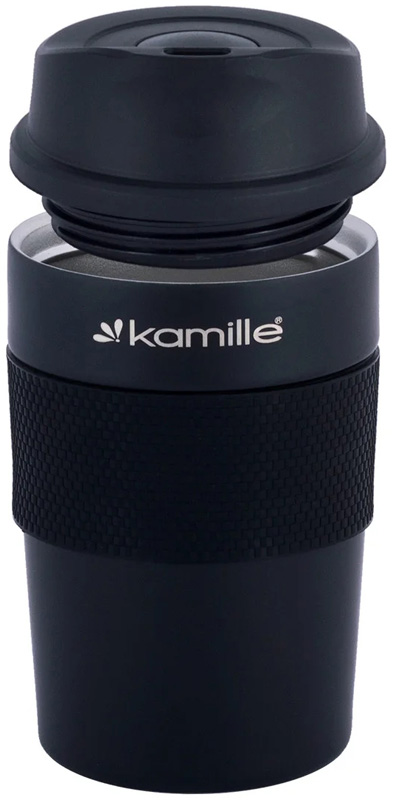 Термокружка Kamille Felice 360мл з TPR вставкою
