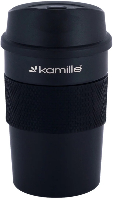 Термокружка Kamille Felice 360мл з TPR вставкою
