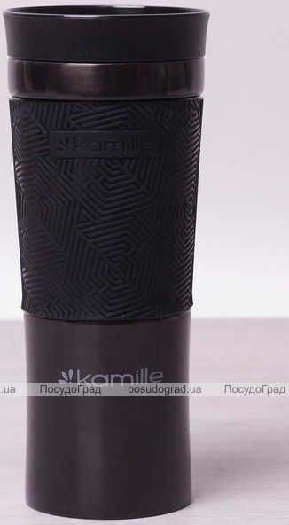 Термокружка Kamille Denver 480мл, нержавіюча сталь