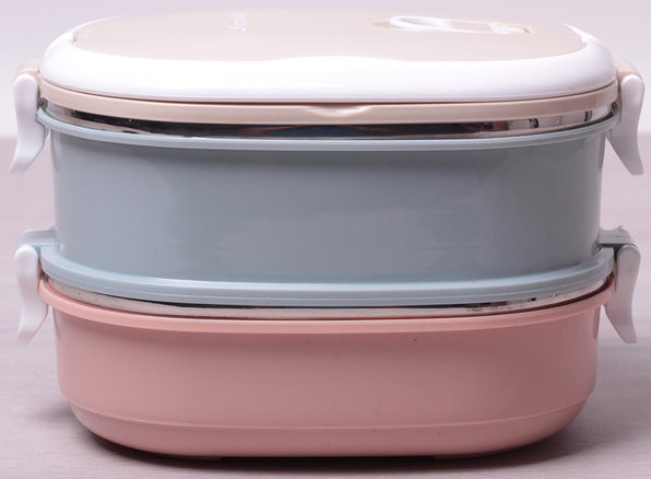 Ланч-бокс Kamille Food Box 2 ємності по 700 мл, 20х14.5х13.5см