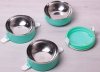 Ланч-бокс Kamille Food Box 3 ємності по 700 мл, 16.5х15х20см