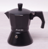 Кавоварка гейзерна Kamille Black 150мл з широким дном