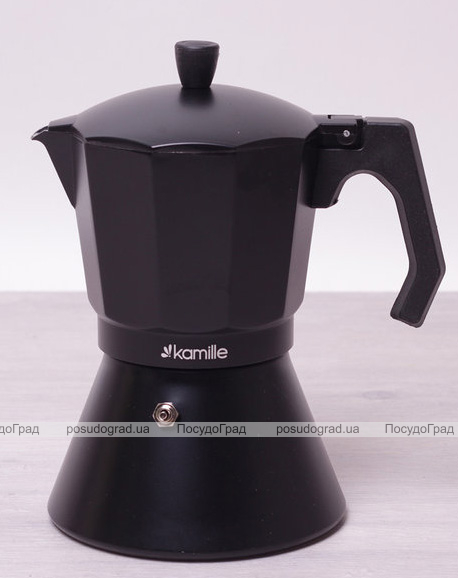 Кавоварка гейзерна Kamille Black 450мл