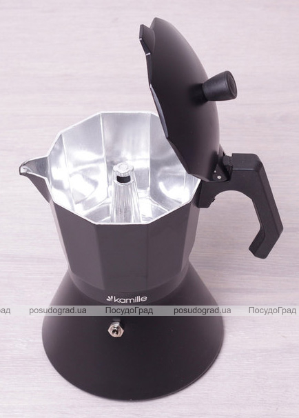 Кавоварка гейзерна Kamille Black 450мл