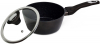 Ківш Kamille Black Gotland Ø18см зі скляною кришкою