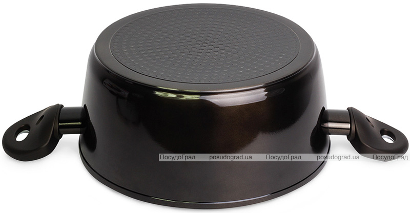 Каструля Kamille Black Gotland 4л з мармуровим антипригарним покриттям