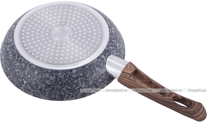 Сковорода Kamille Grey Marble Ø20см індукційна з антипригарним покриттям