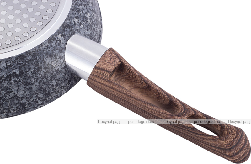 Сковорода Kamille Grey Marble Ø28см індукційна з антипригарним покриттям