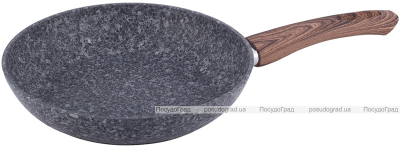 Сковорода Kamille Grey Marble Ø24см індукційна з антипригарним покриттям