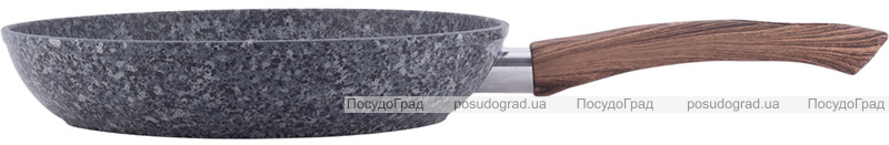 Сковорода Kamille Grey Marble Ø24см індукційна з антипригарним покриттям
