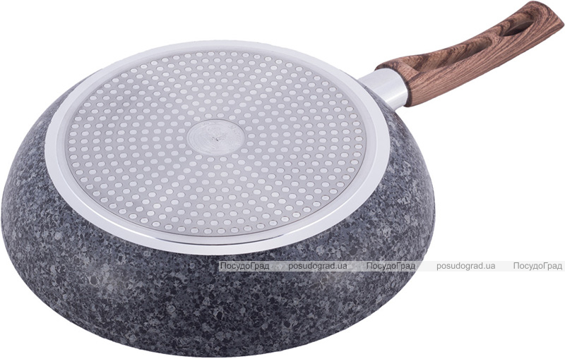 Сковорода Kamille Grey Marble Ø28см індукційна з антипригарним покриттям