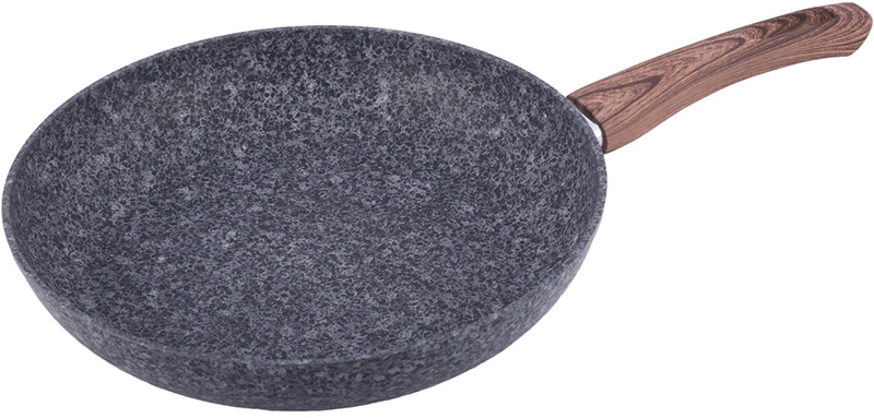 Сковорода Kamille Grey Marble Ø28см індукційна з антипригарним покриттям