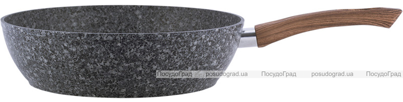 Сковорода-сотейник Kamille Grey Marble Ø24см індукційна з антипригарним покриттям