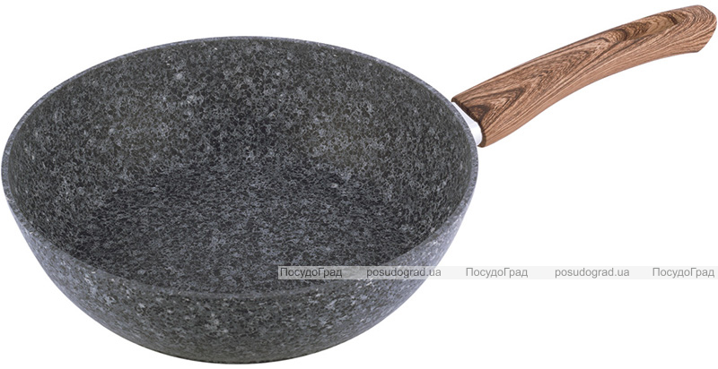 Сковорода-сотейник Kamille Grey Marble Ø32см індукційна з антипригарним покриттям