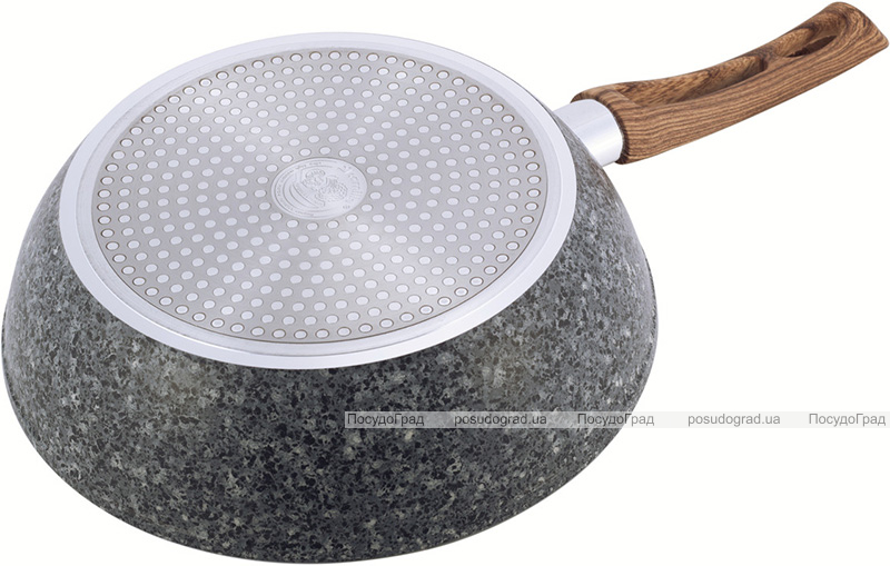 Сковорода-сотейник Kamille Grey Marble Ø32см індукційна з антипригарним покриттям