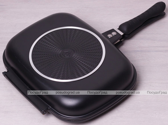 Сковорода-гриль Kamille Grill Pan двостороння 32х24см