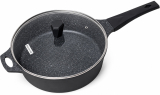 Сковорода-сотейник Kamille Fry Pan Ø28см з мармуровим антипригарним покриттям