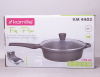 Сковорода-сотейник Kamille Fry Pan Ø28см з мармуровим антипригарним покриттям