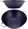 Казан чавунний "Wok" 4.5л, з антипригарним покриттям і аромо-кришкою