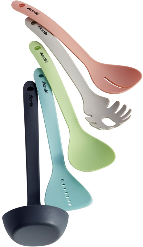 Набір кухонного приладдя Kamille Kitchen Utensils 5 предметів, нейлон