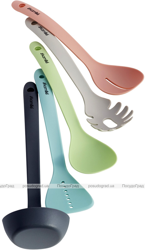 Набір кухонного приладдя Kamille Kitchen Utensils 5 предметів, нейлон