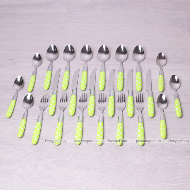 Набір столових приборів Kamille Elegance Set 24 предмета і підставка