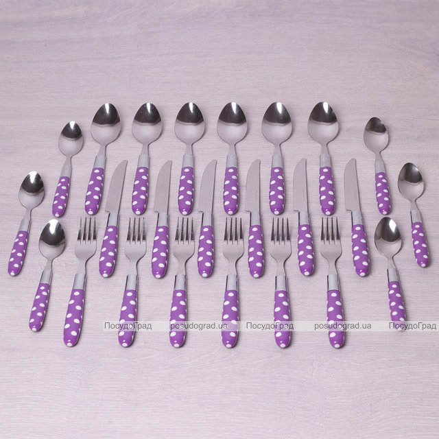 Набір столових приборів Kamille Elegance Set 24 предмета і підставка