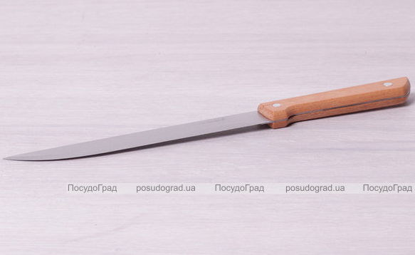 Ніж кухонний Kamille Wood м'ясної 20см з дерев'яною ручкою