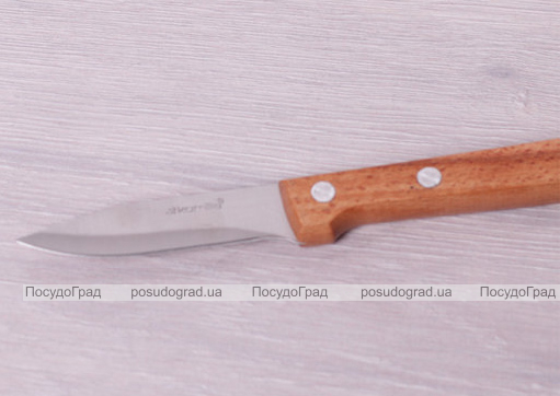 Ніж кухонний Kamille Wood овочевий 7.5см з дерев'яною ручкою