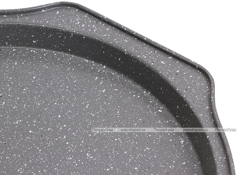 Форма-деко для випічки піци Kamille Bakery Marble 35х33.5х2.5см