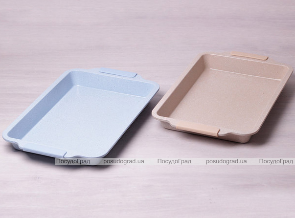 Форма-деко Kamille Marble 46х29.5х4.5см з силіконовими ручками