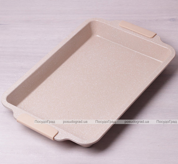 Форма-деко Kamille Marble 46х29.5х4.5см з силіконовими ручками