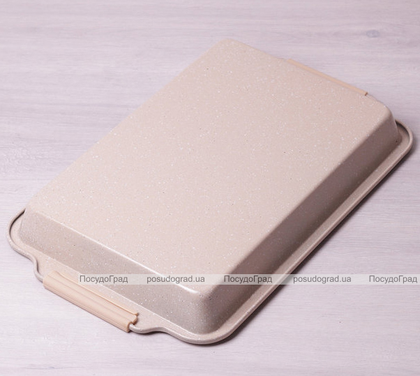 Форма-деко Kamille Marble 46х29.5х4.5см з силіконовими ручками