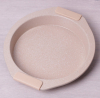 Форма Kamille Marble кругла 28.5х26.5х4см з силіконовими ручками
