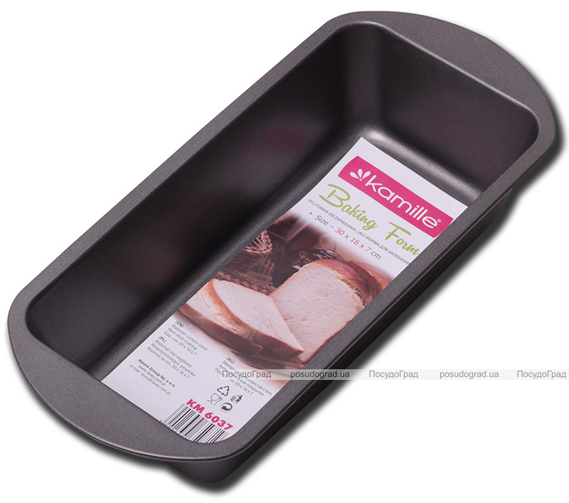 Форма Kamille Bakery для выпечки 33х15.5х7см хлебная