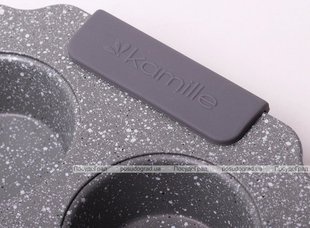 Форма для випічки кексів Kamille Marble 30х18см, 6 осередків