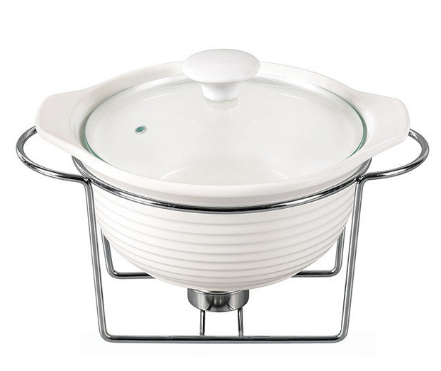 Марміт Kamille Food Warmer керамічна каструля 1.2л Ø23см з підігрівом