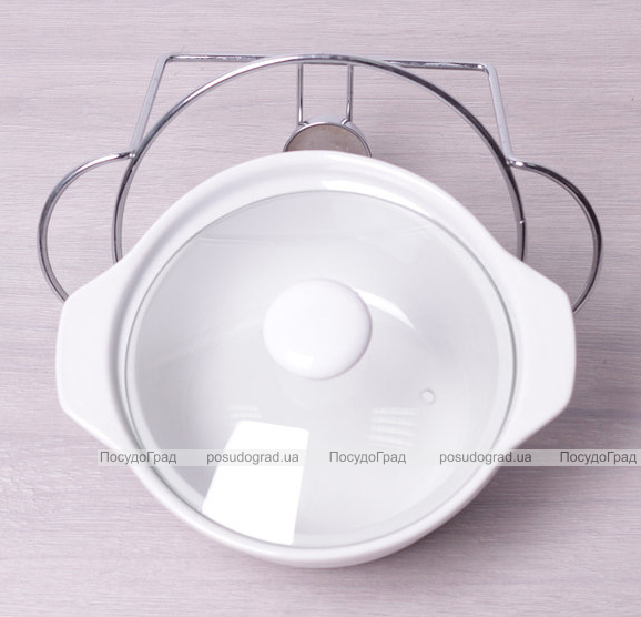 Марміт Kamille Food Warmer керамічна каструля 1.2л Ø23см з підігрівом